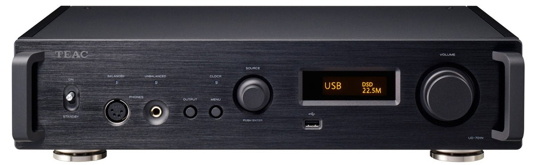 TEAC UD-701N DAC de Red Pre-Amplificador (Negro)
