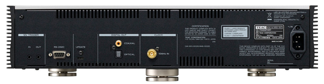 TEAC VRDS-701T Reproductor de CD (Plata)