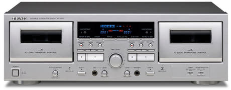 TEAC W-1200 Doble pletina de casete Silver