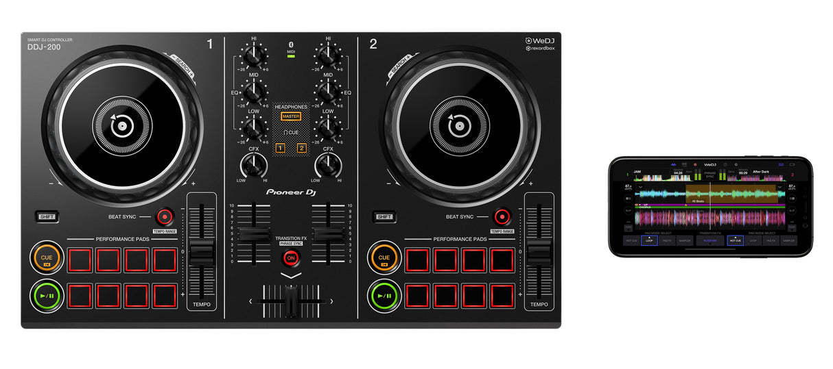 Pioneer DJ DDJ-200 DJ Controlador 