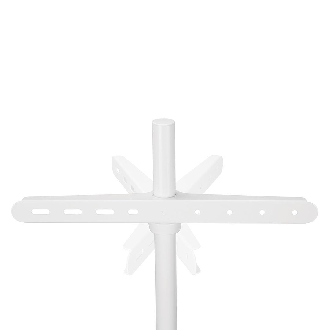 Soporte de suelo para TV (Blanco, Haya, 50-65")