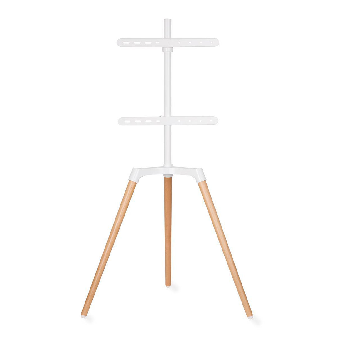 Soporte de suelo para TV (Blanco, Haya, 50-65")