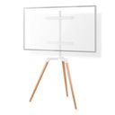 Soporte de suelo para TV (Blanco, Haya, 50-65")
