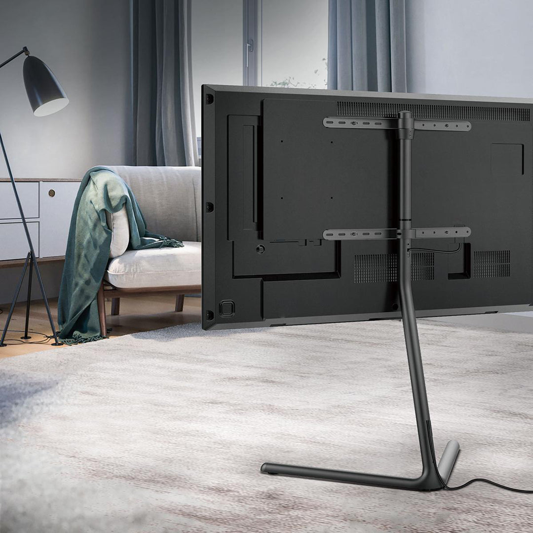 Soporte de Suelo para TV (Negro, 49-70")