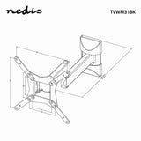 Fully Movable TV Suspension (10-32", 30kg)