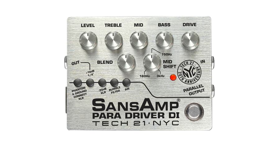 Tech 21 SansAmp Para Driver DI 20th Anniversary preamplificador