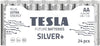 Pilas alcalinas Tesla Silver+ AA (24 uds.)
