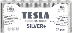 Tesla Silver+ AA Alkaline Baterías (48 uds)