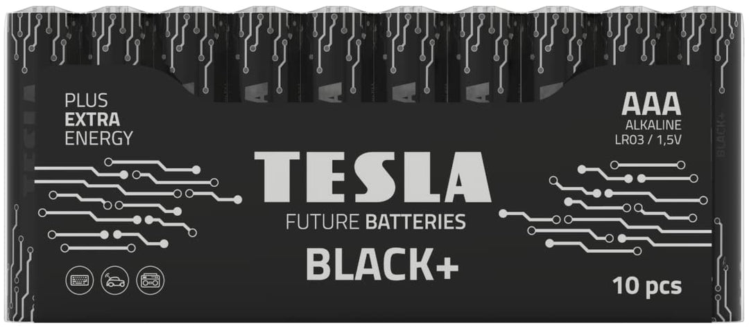 Tesla Black+ AAA Baterías (10 uds)