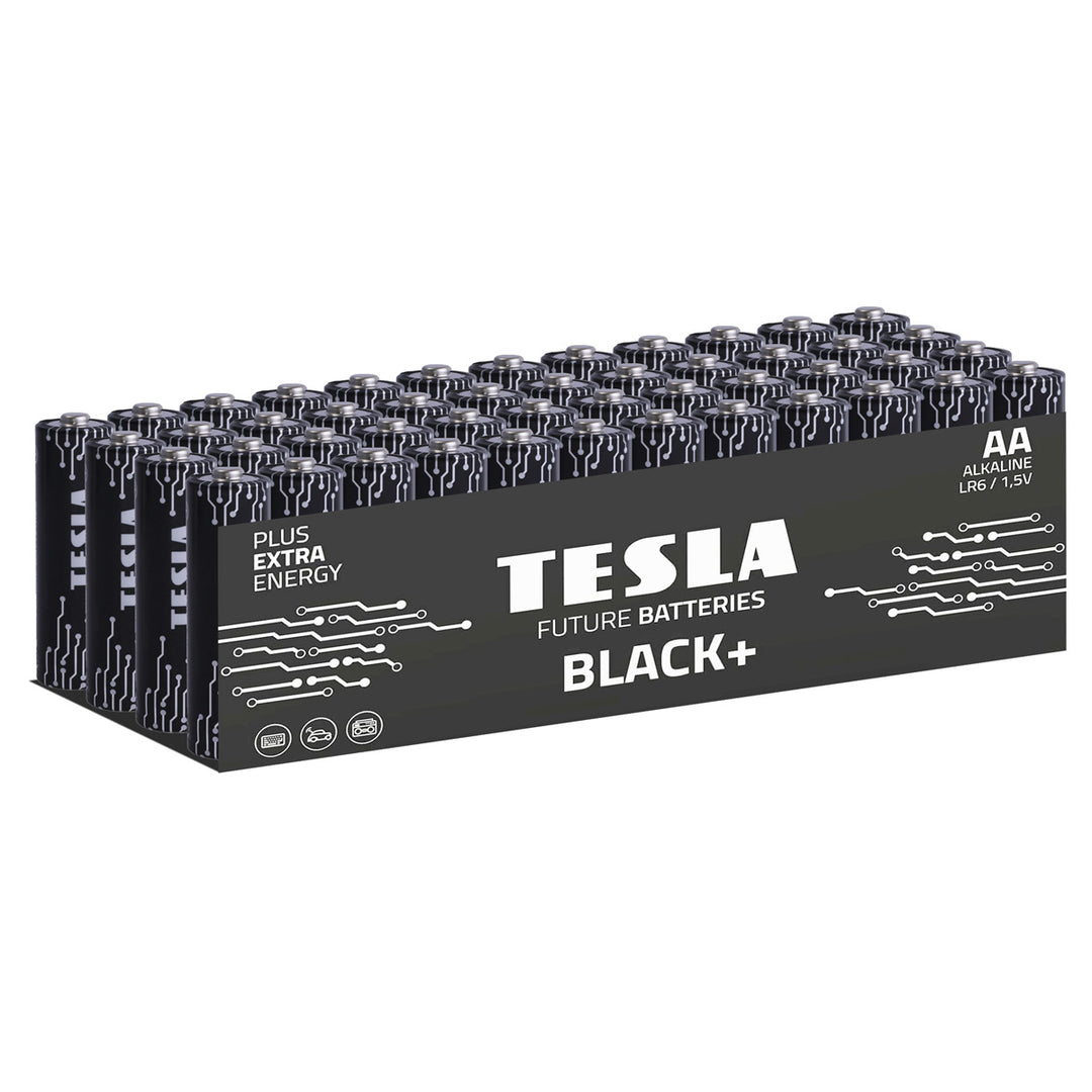 Tesla Black+ AA Baterías (48 uds)
