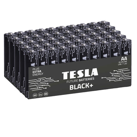 Tesla Black+ AA Baterías (50 uds)