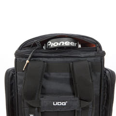 UDG Ultimate ProducerBag Large - Negro / interior naranja