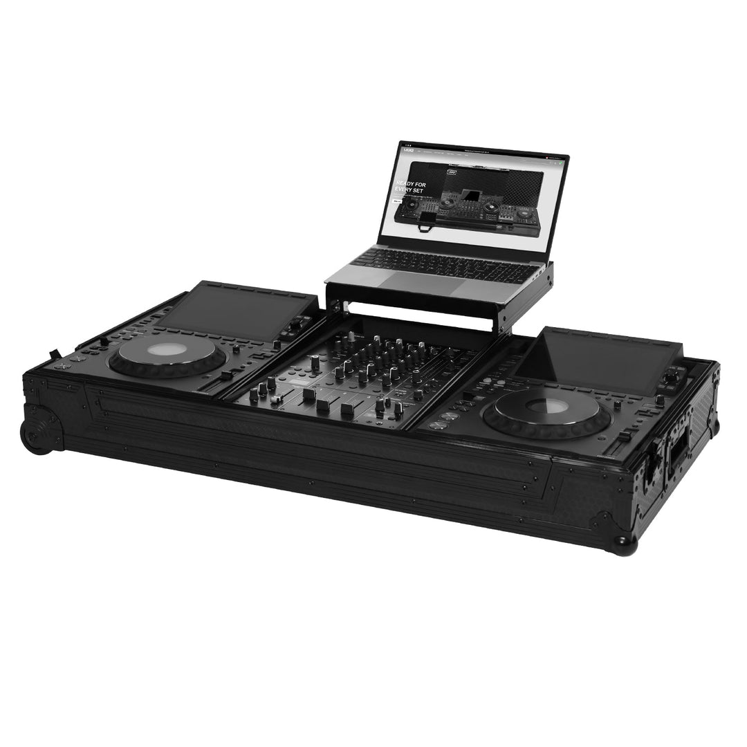 UDG Ultimate Flight Case Set AlphaTheta CDJ-3000X/DJM-V5 Negro