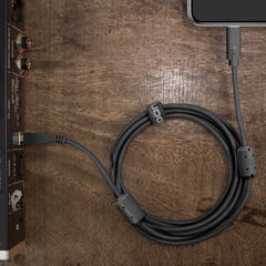 UDG Ultimate Audio Cable USB 2.0 C-B Negro Recto 1,5m