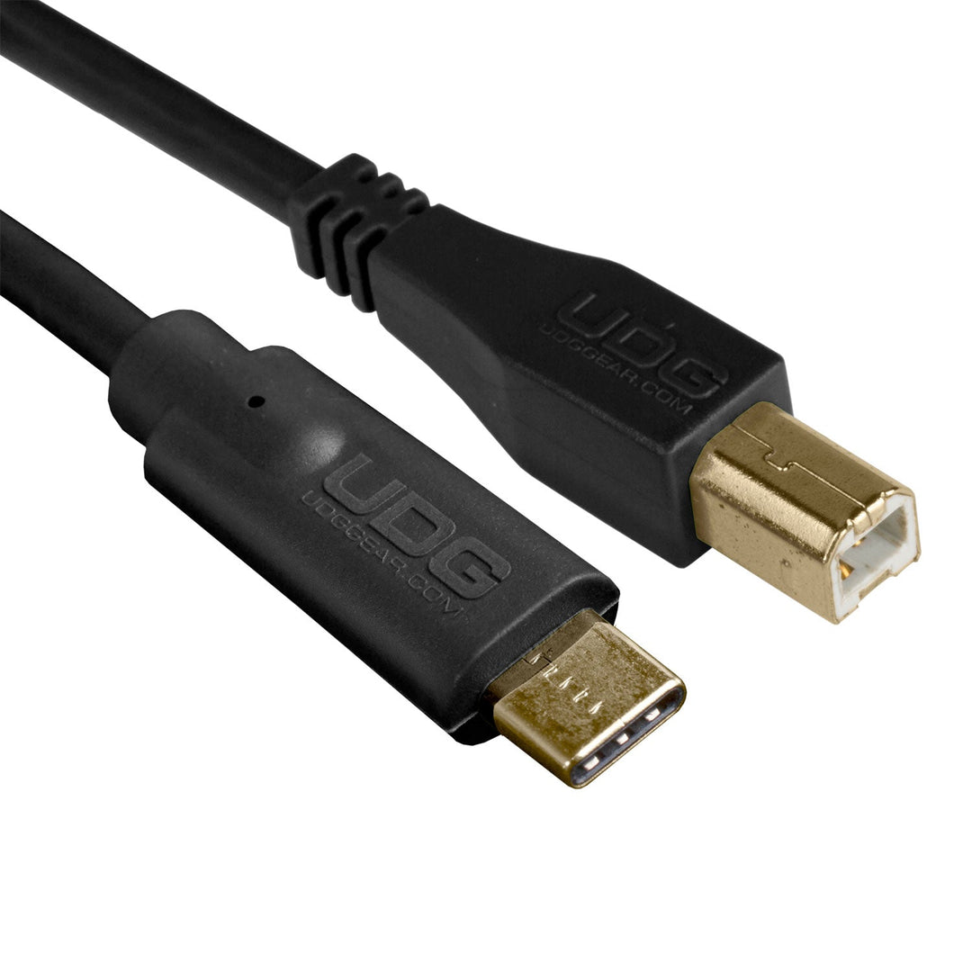 UDG Ultimate Audio Cable USB 2.0 C-B Negro Recto 1,5m