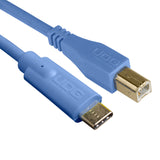 UDG Ultimate Audio Cable USB 2.0 C-B Azul Recto 1,5m