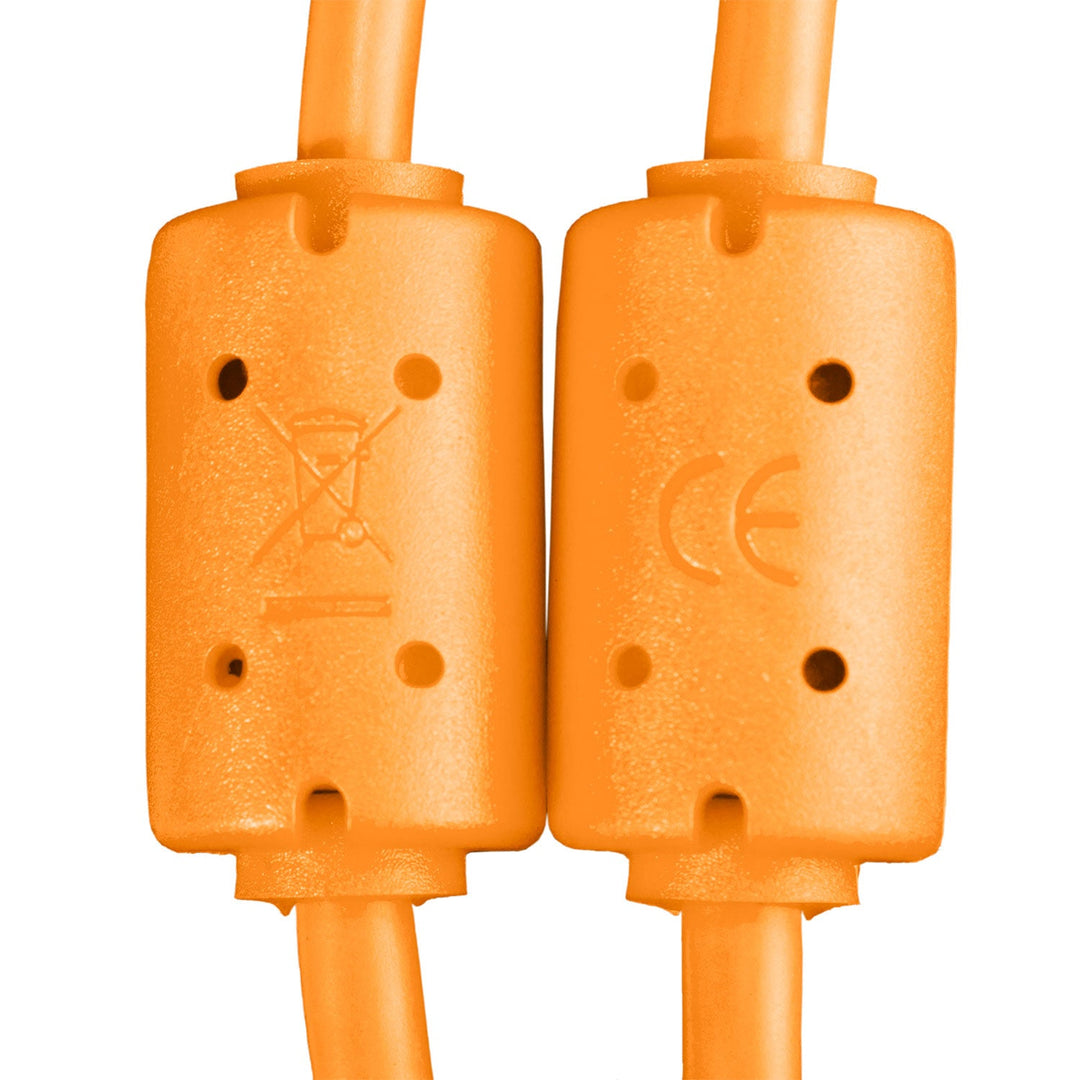 UDG Ultimate Audio Cable USB 2.0 C-B Naranja Recto 1,5m