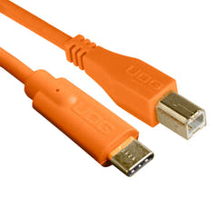 UDG Ultimate Audio Cable USB 2.0 C-B Naranja Recto 1,5m