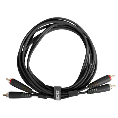 UDG Ultimate Audio Cable Set RCA - RCA Negro Recto 3m