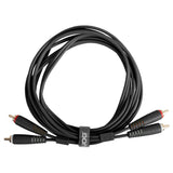 UDG Ultimate Audio Cable Set RCA - RCA Negro Recto 3m