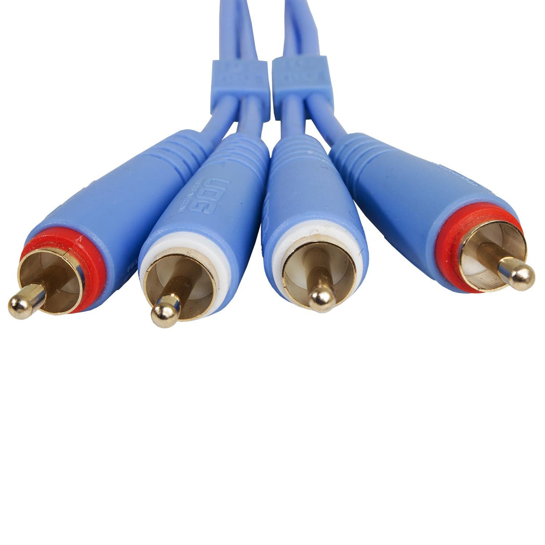 UDG Ultimate Audio Cable Set RCA - RCA Azul Recto 1,5m