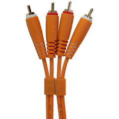 UDG Ultimate Audio Cable Set RCA - RCA Naranja Recto 3m