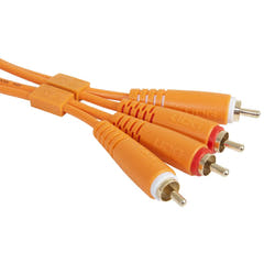 UDG Ultimate Audio Cable Set RCA - RCA Naranja Recto 3m