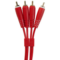 UDG Ultimate Audio Cable Set RCA - RCA Rojo Recto 3m