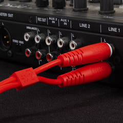 UDG Ultimate Audio Cable Set RCA - RCA Rojo Recto 3m