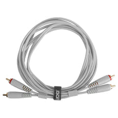 UDG Ultimate Audio Cable Set RCA - RCA Blanco Recto 3m