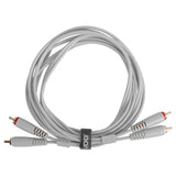 UDG Ultimate Audio Cable Set RCA - RCA Blanco Recto 3m