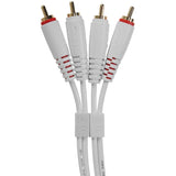 UDG Ultimate Audio Cable Set RCA - RCA Blanco Recto 3m