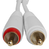 UDG Ultimate Audio Cable Set RCA - RCA Blanco Recto 3m