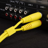 UDG Ultimate Audio Cable Set RCA - RCA Amarillo Recto 3m
