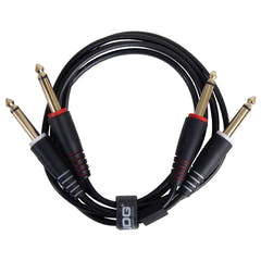 UDG Ultimate audio Cable Set 1/4'' Jack-1/4'' Jack Negro Straight 3m