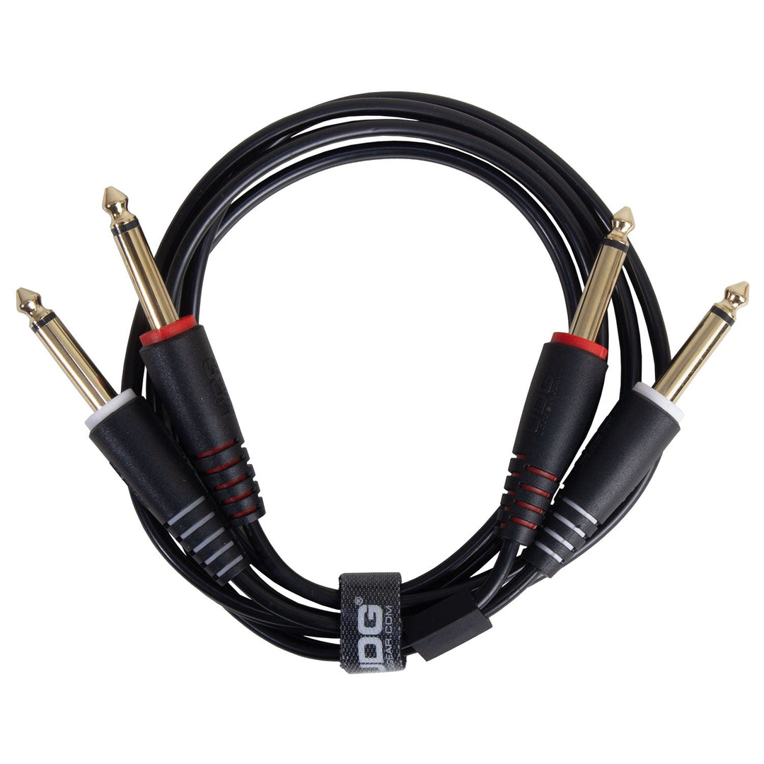 UDG Ultimate audio Cable Set 1/4'' Jack-1/4'' Jack Negro Straight 3m