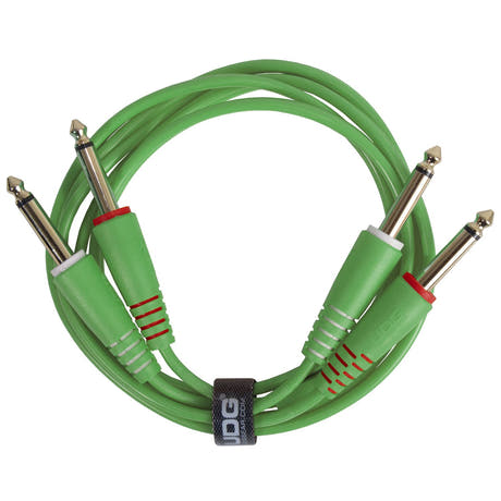 UDG Ultimate audio Cable Set 1/4'' Jack-1/4'' Jack Verde Straight 1,5m