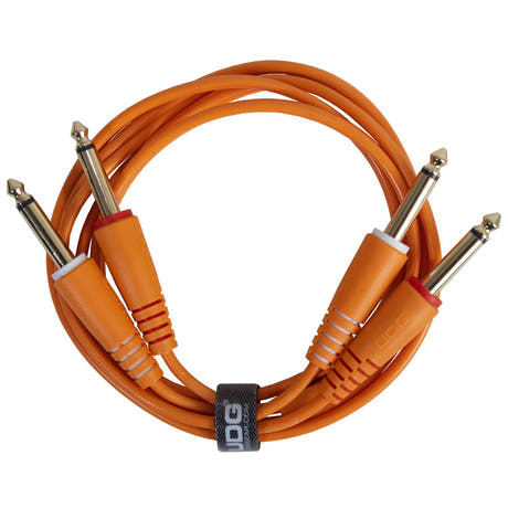 UDG Ultimate audio Cable Set 1/4'' Jack-1/4'' Jack Naranja Straight 1,5m