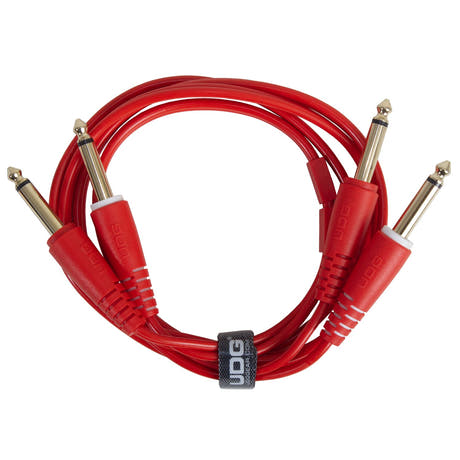 UDG Ultimate audio Cable Set 1/4'' Jack-1/4'' Jack Rojo Straight 1,5m