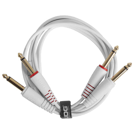 UDG Ultimate audio Cable Set 1/4'' Jack-1/4'' Jack Blanco Straight 1,5m