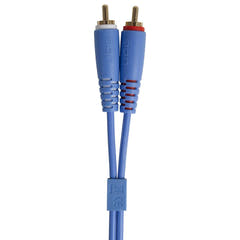 UDG Ultimate Audio Cable Set RCA Recto-RCA Angular Azul 3m