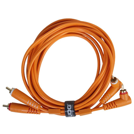 UDG Ultimate audio Cable Set RCA Straight-RCA Angled Naranja 3m
