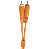 UDG Ultimate audio Cable Set RCA Straight-RCA Angled Naranja 3m