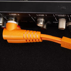 UDG Ultimate audio Cable Set RCA Straight-RCA Angled Naranja 3m