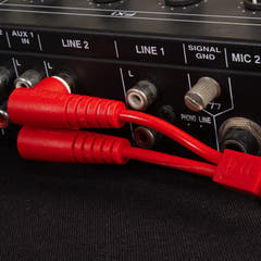 UDG Ultimate Audio Cable Set RCA Recto-RCA Angular Rojo 3m