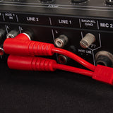 UDG Ultimate Audio Cable Set RCA Recto-RCA Angular Rojo 3m
