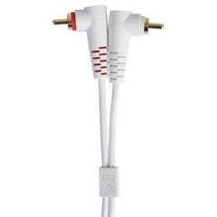 UDG Ultimate Audio Cable Set RCA Recto-RCA Angular Blanco 3m