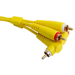 UDG Ultimate Audio Cable Set RCA Recto-RCA Angular Amarillo 3m