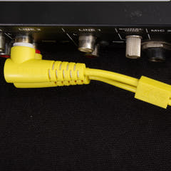UDG Ultimate Audio Cable Set RCA Recto-RCA Angular Amarillo 3m