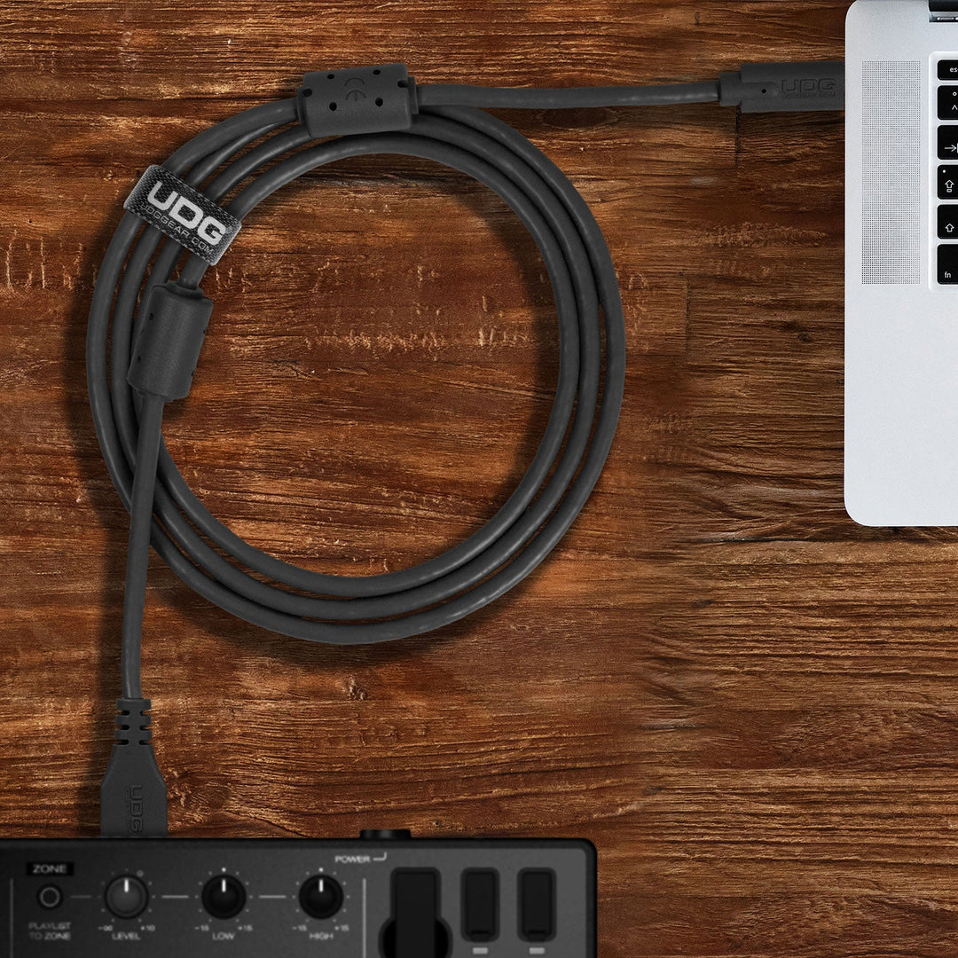 UDG Ultimate Cable USB 3.2 C-A negra recta 1,5m